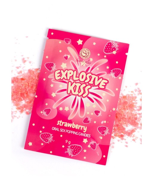 Bonbons pétillants à la fraise spécial sexe oral - SP3702 Bonbons pétillants à la fraise spécial sexe oral - SP3702