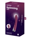 Vibromasseur USB tête rotative point G rouge Spinning Vibe 1 Satisfyer - CC597855