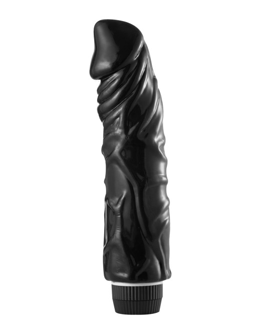 Vibromasseur réaliste couleur noir 22 cm de long - YOJ-024B Vibromasseur réaliste couleur noir 22 cm de long - YOJ-024B