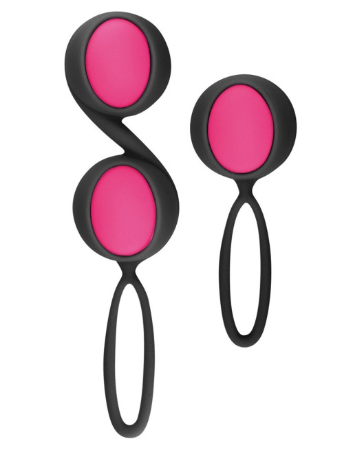 Set de boules de Geisha noires roses à billes amovibles - CC5260020010 Set de boules de Geisha noires roses à billes amovibles - CC5260020010