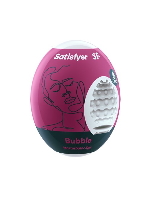 Oeuf masturbateur flexible Bubble Satisfyer - CC597014 Oeuf masturbateur flexible Bubble Satisfyer - CC597014