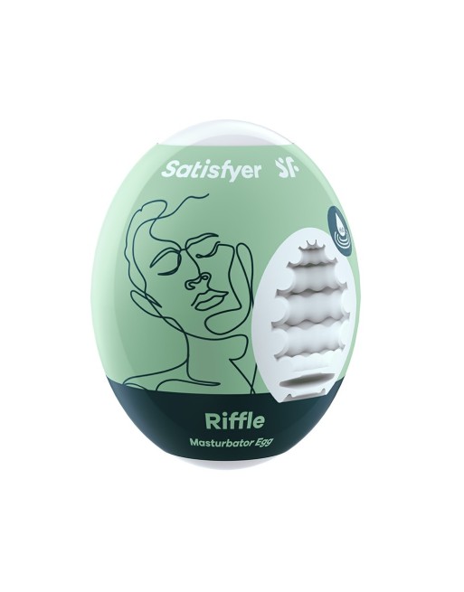 Oeuf masturbateur flexible Riffle Satisfyer - CC597000 Oeuf masturbateur flexible Riffle Satisfyer - CC597000