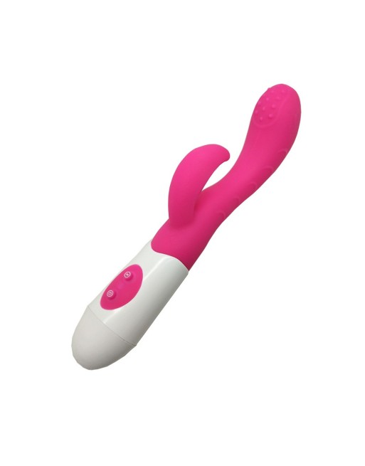 Vibromasseur Rabbit Rose avec picot de stimulation - TOZ051PNK Vibromasseur Rabbit Rose avec picot de stimulation - TOZ051PNK