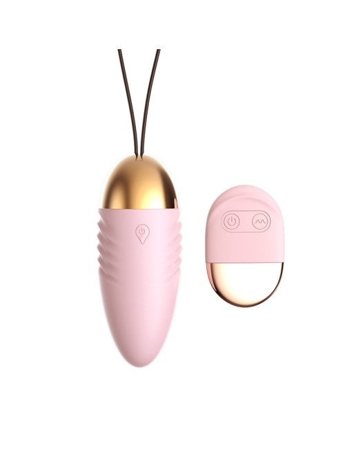 Oeuf vibrant rose avec télécommande à piles - TOD-083PNK Oeuf vibrant rose avec télécommande à piles - TOD-083PNK