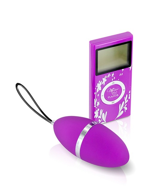 Oeuf vibrant violet 10 vitesses télécommande écran LCD - CC5720000050 Oeuf vibrant violet 10 vitesses télécommande écran LCD - CC5720000050