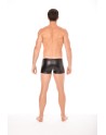 Boxer simili cuir - LM2008-67BLK Boxer simili cuir - LM2008-67BLK