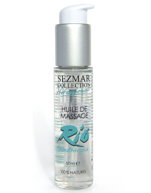 Huile de massage professionnelle RIO 100% naturelle 50 ml - SEZ098 Huile de massage professionnelle RIO 100% naturelle 50 ml - SEZ098