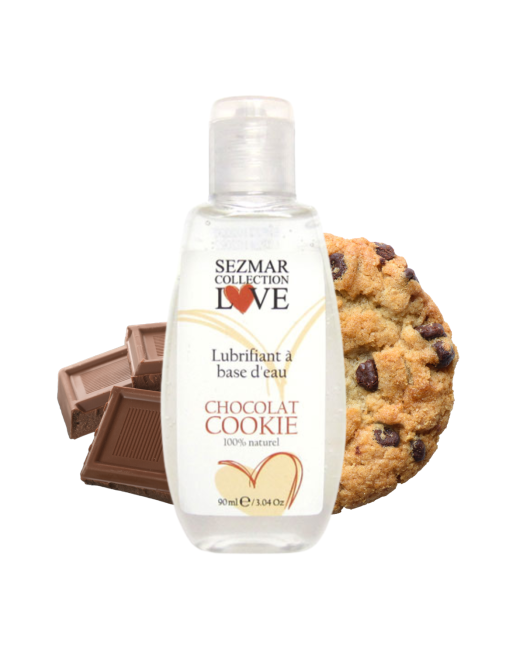 Lubrifiant à base d'eau 100% naturel Chocolat Cookie 90 ml - SEZ088 Lubrifiant à base d'eau 100% naturel Chocolat Cookie 90 ml - SEZ088