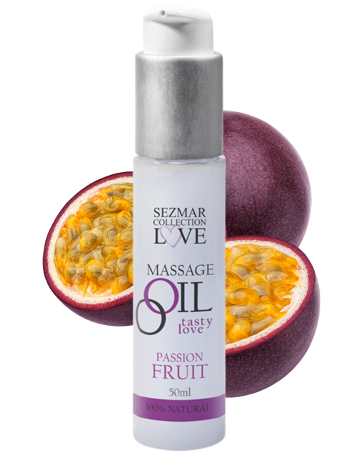 Huile de massage comestible Fruit de la passion 50ml - SEZ052 Huile de massage comestible Fruit de la passion 50ml - SEZ052
