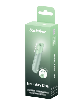 Stimulateur clitoridien de voyage Naughty Kiss Satisfyer - CC597871