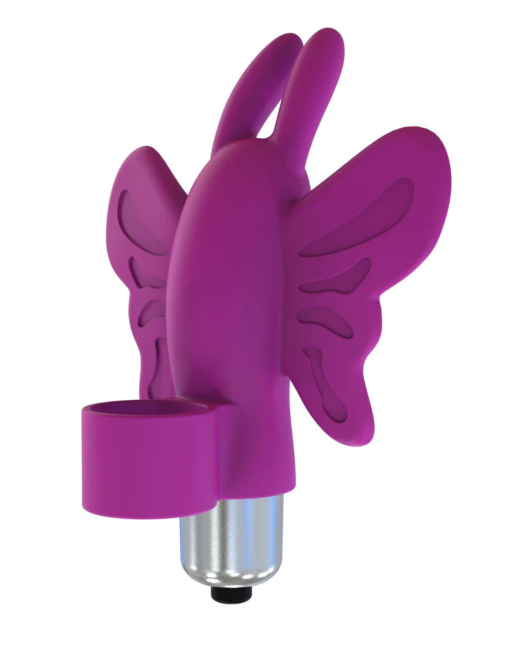 Doigt chinois vibrant papillon violet - VB051