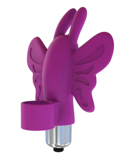 Doigt chinois vibrant papillon violet - VB051