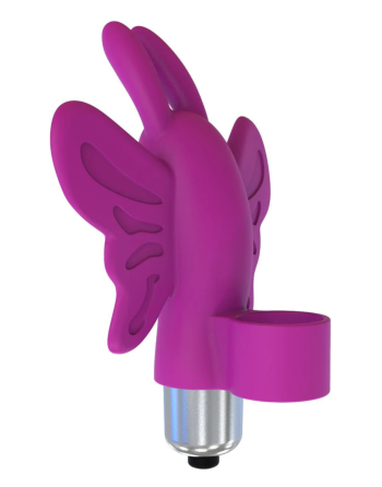 Doigt chinois vibrant papillon violet - VB051