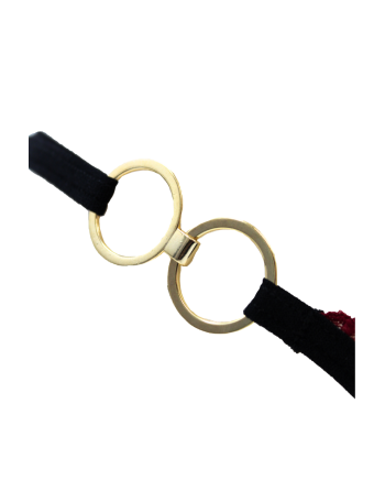 String bordeaux avec anneaux détachables - PM05GOPC-BRED