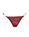 String bordeaux avec anneaux détachables - PM05GOPC-BRED