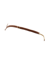 String en dentelle taupe ouvert avec chaînes dorées - PA01MTAUPE