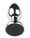 Plug vibrant acier inoxydable anal taille M avec télécommande, USB - RY-207-M