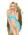Babydoll et string assorti Bleu After sunset - PH0008BLU Babydoll et string assorti Bleu After sunset - PH0008BLU