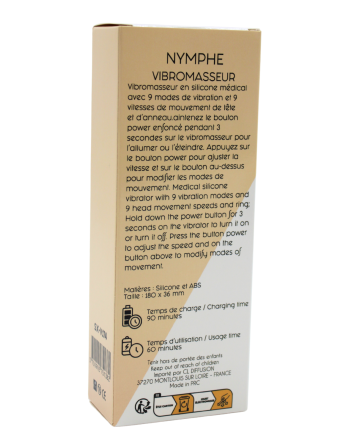 Vibromasseur NYMPHE Haute Précision à Double Action  Écran LCD - SX-V174