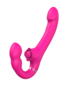 Vibromasseur ROSEA Strap-on Triple Action Télécommandé - SAV190