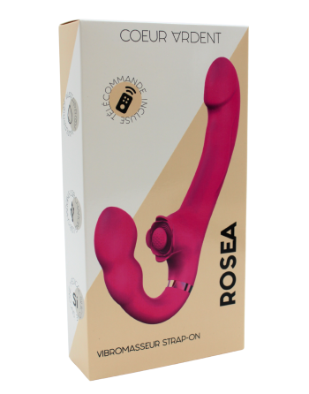 Vibromasseur ROSEA Strap-on Triple Action Télécommandé - SAV190