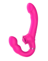 Vibromasseur ROSEA Strap-on Triple Action Télécommandé - SAV190