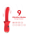 Vibromasseur Rouge Ultra-Souple KISS – USK-V35