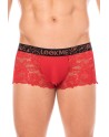 Boxer rouge en dentelle délicate - LM2006-67RED Boxer rouge en dentelle délicate - LM2006-67RED