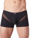 Boxer noir sexy avec fine résille en V - LM805-67BLK Boxer noir sexy avec fine résille en V - LM805-67BLK