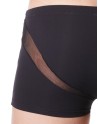 Boxer noir sexy avec fine résille en V - LM805-67BLK Boxer noir sexy avec fine résille en V - LM805-67BLK