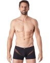 Boxer noir sexy avec fine résille en V - LM805-67BLK Boxer noir sexy avec fine résille en V - LM805-67BLK