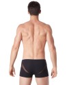 Boxer noir sexy avec fine résille en V - LM805-67BLK Boxer noir sexy avec fine résille en V - LM805-67BLK