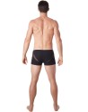 Boxer noir sexy avec fine résille en V - LM805-67BLK Boxer noir sexy avec fine résille en V - LM805-67BLK