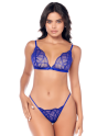Ensemble sexy 3 pièces avec broderie brillante - MAL8944SAPP Ensemble sexy 3 pièces avec broderie brillante - MAL8944SAPP