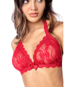 Ensemble sexy 2 pièces en dentelle romantique avec haut et string assorti - MAL8971RED Ensemble sexy 2 pièces en dentelle romantique avec haut et string assorti - MAL8971RED