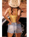 Body string jaune brodé - MAL8925SUN Body string jaune brodé - MAL8925SUN
