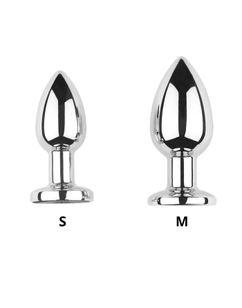 Plug vibrant acier inoxydable anal taille S avec télécommande, USB - RY-207-S