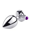 Plug bijou aluminium violet avec clochettes Taille S -  RY-001-A-ZB Plug bijou aluminium violet avec clochettes Taille S -  RY-001-A-ZB