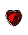 Plug bijou coeur en aluminium bijou rouge Small - RY-013RED Plug bijou coeur en aluminium bijou rouge Small - RY-013RED