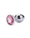 Plug bijou en aluminium bijou rose Small - RY-001PNK Plug bijou en aluminium bijou rose Small - RY-001PNK