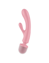 2 en 1 Vibromasseur rabbit et wand rose USB Triple Lover Satisfyer - CC597843 2 en 1 Vibromasseur rabbit et wand rose USB Triple Lover Satisfyer - CC597843