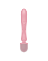 2 en 1 Vibromasseur rabbit et wand rose USB Triple Lover Satisfyer - CC597843 2 en 1 Vibromasseur rabbit et wand rose USB Triple Lover Satisfyer - CC597843
