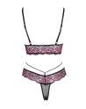 Ensemble soutien-gorge et string en dentelle et résille - R2213788 Ensemble soutien-gorge et string en dentelle et résille - R2213788