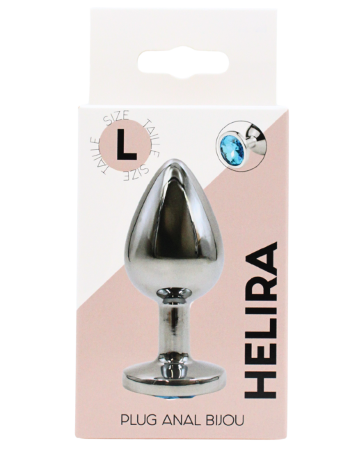 Plug bijou en aluminium bijou bleu Large - RY-003LBL Plug bijou en aluminium bijou bleu Large - RY-003LBL